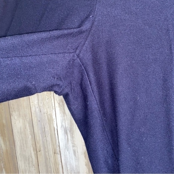 Eileen Fisher Navy Stretch Pants - Picture 4 of 5